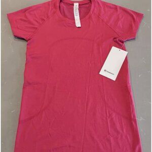 Lululemon Swiftly Tech Short Sleeve 2.0 Sz 6 *Hip-Length Cherry Mist NWT